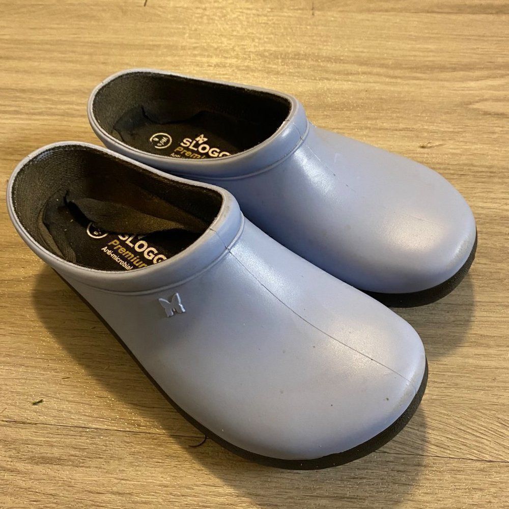 Sloggers women's premium garden clogs geisha blue size 6
